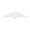 Ekena Millwork Kennewick Architectural Grade PVC Gable Bracket, 60"W x 12 1/2"H x 2"D x 6"F, 5/12 Pitch GBP060X13X0206KEN00 - alternate 5
